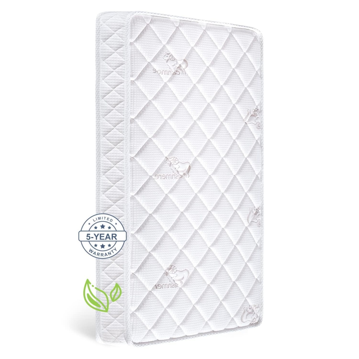 Letmxiu Premium Crib Mattress, 100% Knitted Fabric